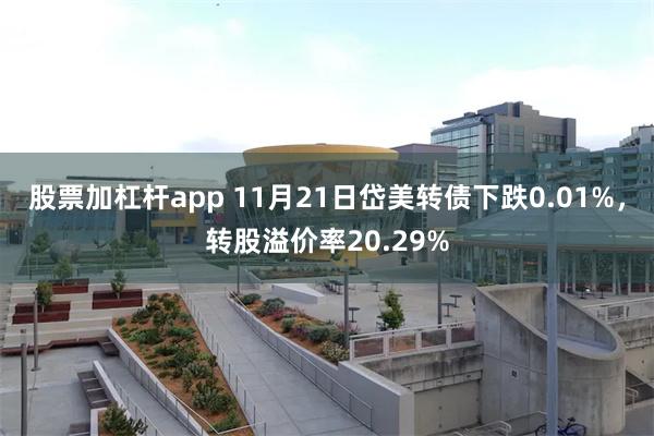 股票加杠杆app 11月21日岱美转债下跌0.01%，转股溢价率20.29%